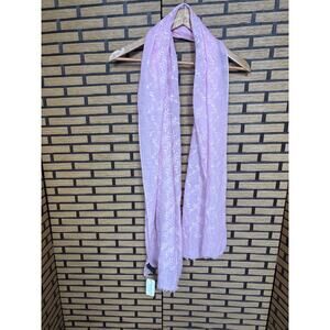 Christopher & Banks Pink Floral Embroidered Scarf‎